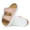 birkenstock arizona flex platform soft pink nubuck 1026894