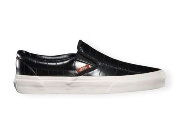 vans sneaker classic slip on croc leather black