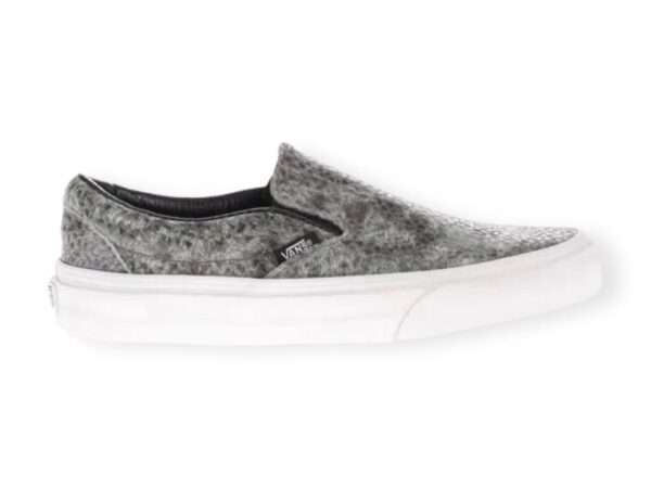 vans sneaker classic slip on pebble snake gray black
