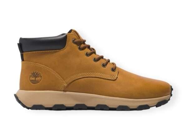 timberland sneakers uomo stringato winsor park mid chukka wheat full grain tb0a5y7h231