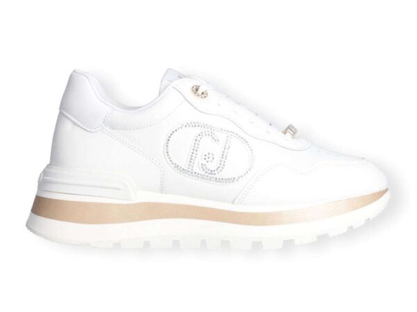 liu jo sneaker donna platform bianche in pelle amazing 20 bf4057px33101065