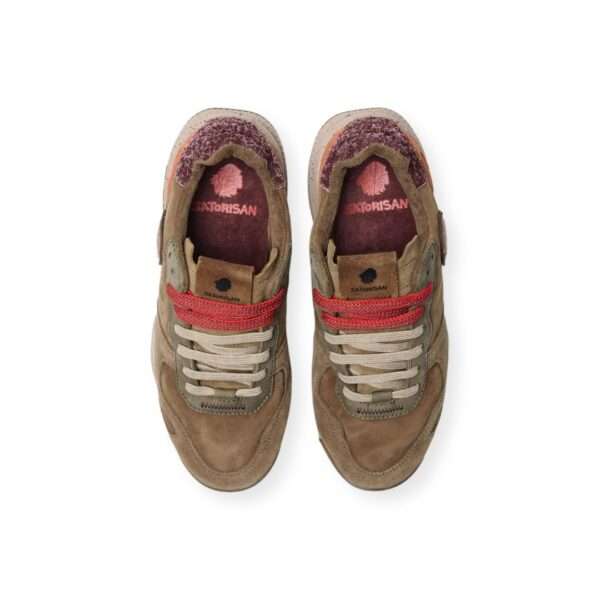 satorisan sneakers uomo chacrona premium mid brown 120091a056