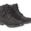 timberland stivale stringato impermeabile timberland® premium 6-inch da donna in colore nero tb08658a001