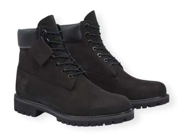 timberland stivale stringato impermeabile timberland® premium 6-inch da uomo in colore nero tb010073001
