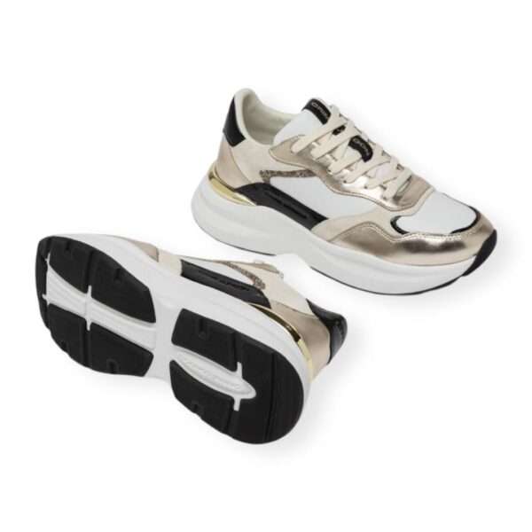crime london sneaker donna faith metallic gold 21701aa7.51