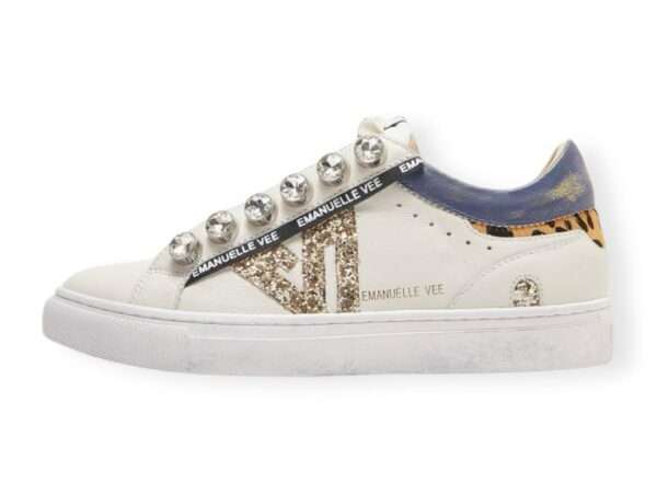 emanuelle vee sneakers donna olivia 442p-700-32-p003cb combi white blue