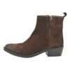 emanuelle vee tronchetto in pelle scamosciata brown 422m-722-10-kob-bro