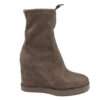 lorenzo mari stivaletto donna nicole 3 alcantara stretch taupe