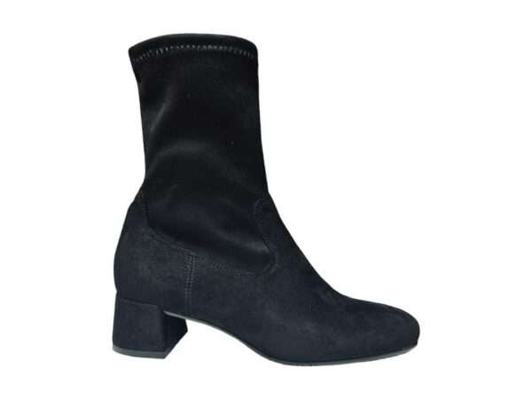 lorenzo mari stivaletto donna vanessa 4 alcantara stretch nero
