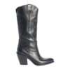 metisse stivale texano donna in vitello nero xd913f