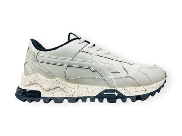 w6yz sneaker in pelle bone breeze 3-m  0012018612010e08