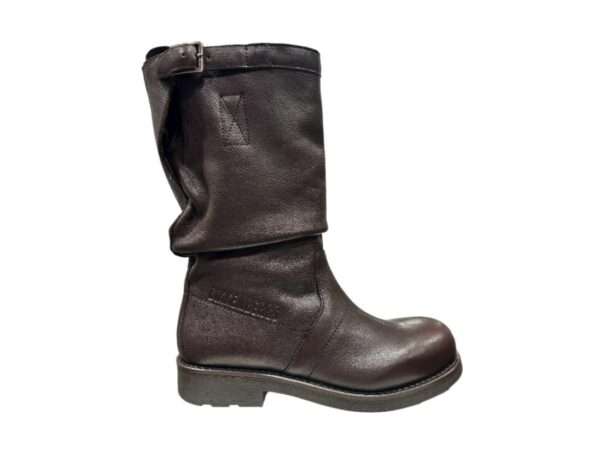 bikkembergs stivale donna biker medio testa di moro 22120 f