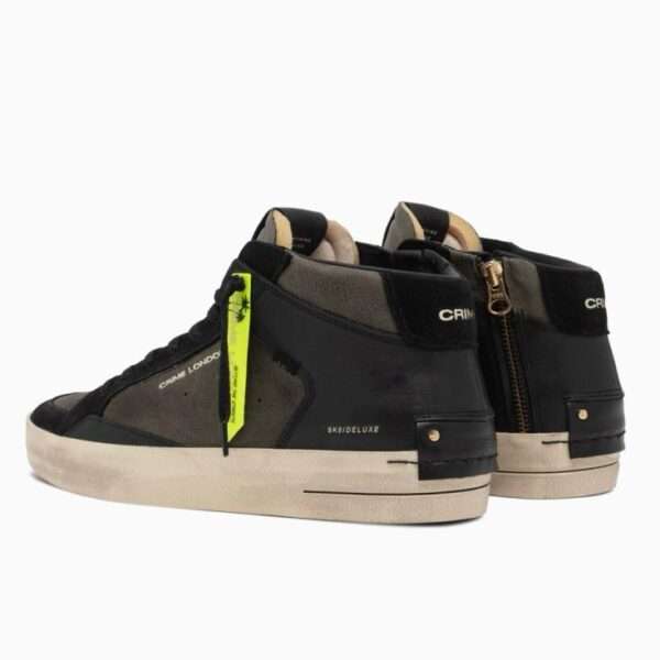 crime london sneakers uomo sk8 deluxe mid downtown green 15152aa7.60