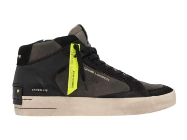 crime london sneakers uomo sk8 deluxe mid downtown green 15152aa7.60