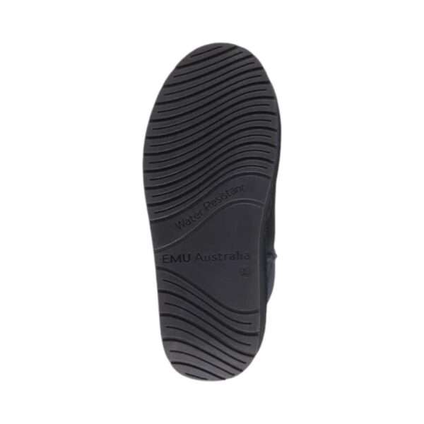 emu australia stivaletto in montone stinger micro flatform w13082 black