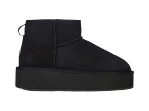 emu australia stivaletto in montone stinger micro flatform w13082 black
