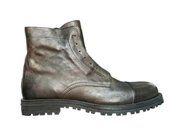 pawelks polacchino uomo con zip laterale e senza allacciatura in buffalo birch 24225
