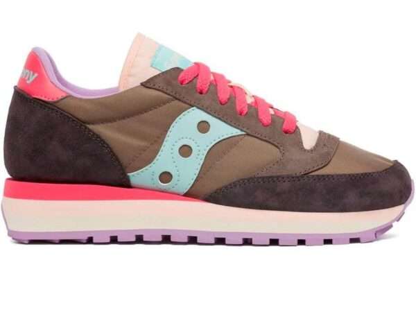 saucony sneakers donna jazz triple s60530-50 brown aqua d92