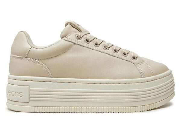 calvin klein sneakers donna yw0yw01589acf eggshell bold flatform