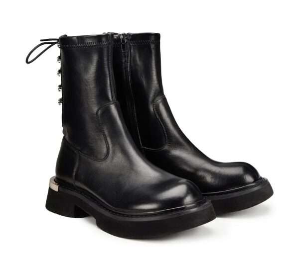 cult stivaletto donna elasticizzato clw436600 babe 4366 mid black