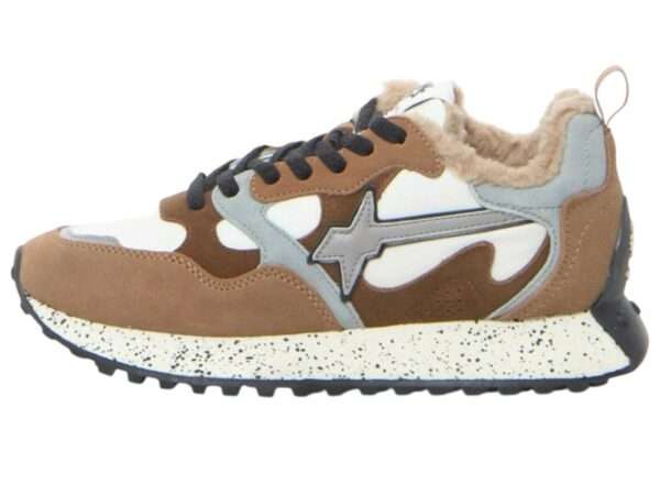 w6yz sneakers donna loop-w brown bone sand 0012018637043d28