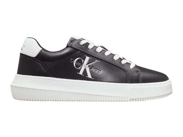 calvin klein sneakers donna yw0yw00823 bds chunky cupsole black bright white