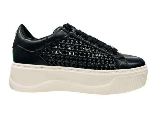 cult sneakers donna perry 4237 low w leather black clw 423701