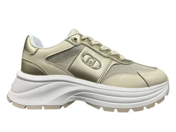 liu jo sneakers eva 02 ivory light gold ba5065px620s3188