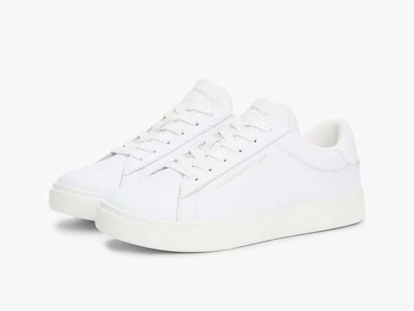 tommy hilfiger sneakers donna fw0fw08320 ybs essential court sneakers white