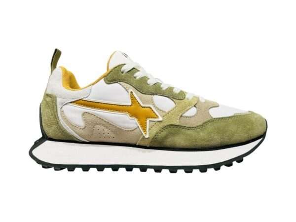 w6yz just say wizz sneakers uomo loop-m militare white beige 0012018627021f16