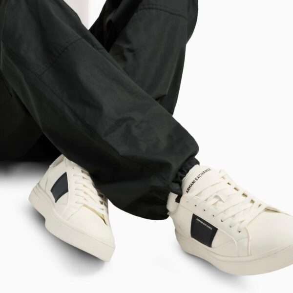 armani exchange sneaker uomo xux241 xv911 u288 off white deep navy