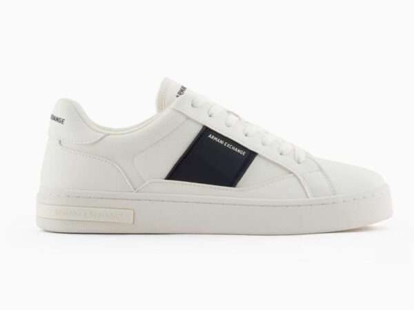 armani exchange sneaker uomo xux241 xv911 u288 off white deep navy