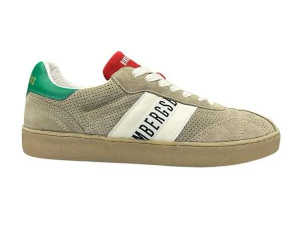 bikkembergs sneakers uomo 27105 g suede sasso