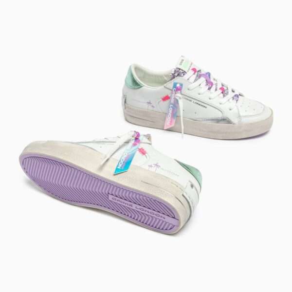 crime london sneakers donna sk8 deluxe aqua charms 20100pp7.10