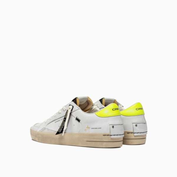 crime london sneakers uomo sk8 deluxe white camo yellow 14108pp7.10