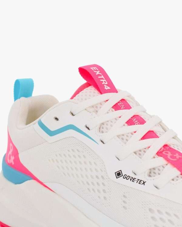 extr4 sneakers donna kaizen goretex 7705011 nylon bianco fucsia