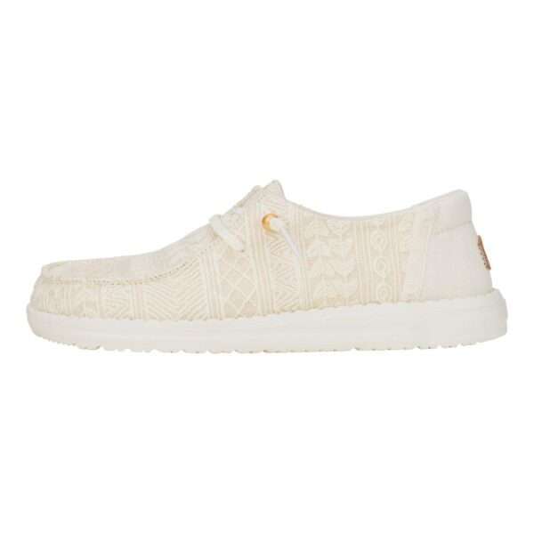 hey dude donna wendy crochet lace white gold 43112-19b