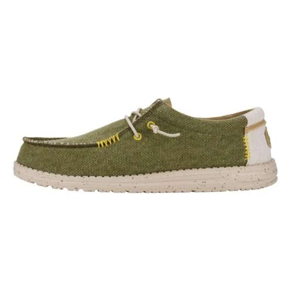 hey dude uomo wally coastline jute olive 40952-337