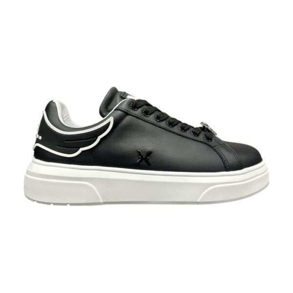 john richmond sneaker uomo 27303 c leather black