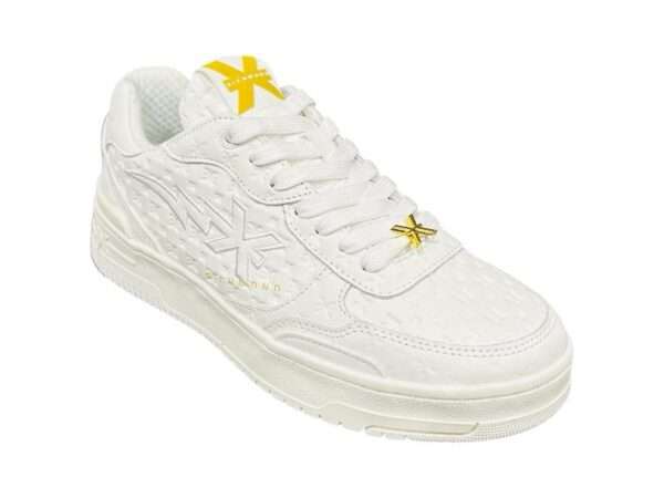john richmond sneaker uomo pelle logata bianco 27319 a
