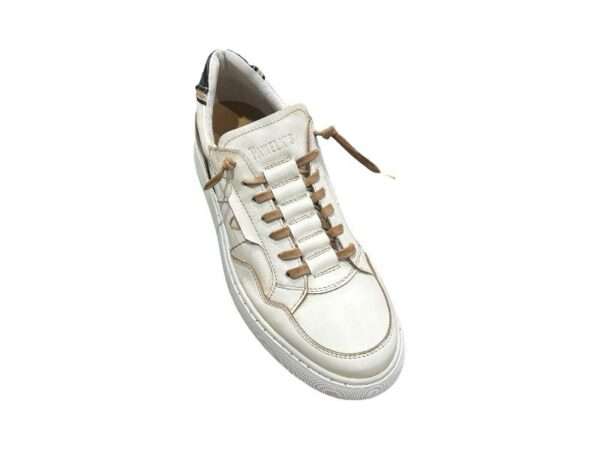 pawelk’s sneaker uomo vitello bianco liss cuoio 25351