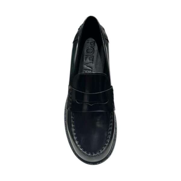 poeve poesie veneziane donna mocassino abrasivato nero jpg40new