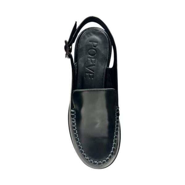 poeve poesie veneziane donna mocassino sabot abrasivato nero jpg52new