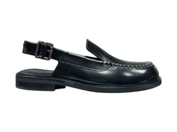 poeve poesie veneziane donna mocassino sabot abrasivato nero jpg52new