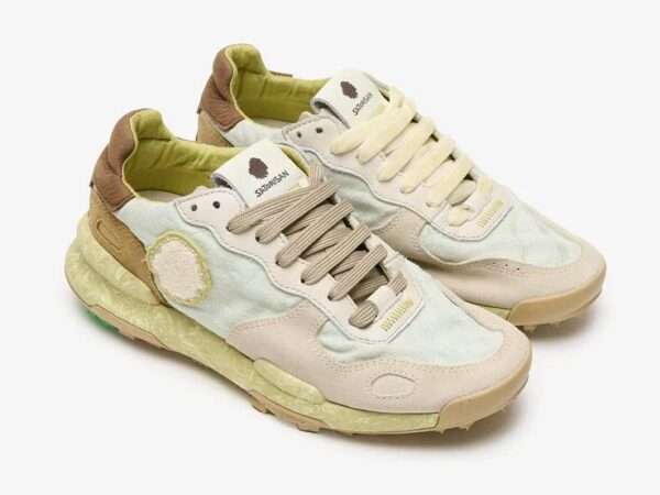 satorisan sneaker donna chacrona linen cloudy green 110108a341