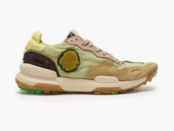 satorisan sneaker donna chacrona linen lichen green 110108a342