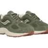 saucony sneakers uomo grid jazz 9 s70898-1 olive offwhite