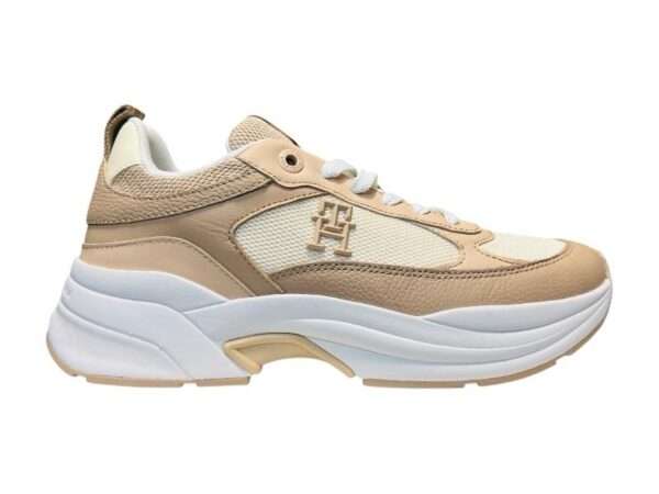 tommy hilfiger sneakers donna fw0fw08474 afc th chunky runner claystone