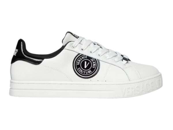 versace jeans couture sneaker uomo white court 78ya3sk1