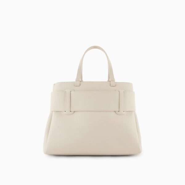 armani exchange borsa donna a mano con dettaglio logo asv bianco xw000285af11902u1074